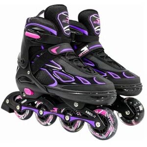 (E) ZPM Sports Roller inline skates ABEC-7 siz(UK 3-6 large).Inline disco wheels